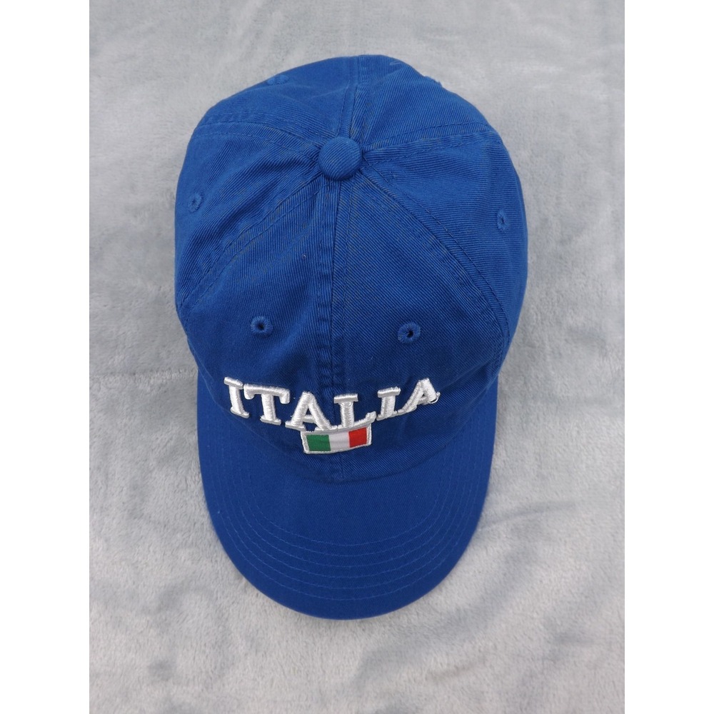 elidan Italia‎ Cap/Hat Men's  Adjustable Strapback Blue/Multi 100% Cotton - Picture 5 of 15